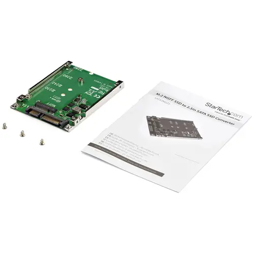 Adaptador de SSD SATA M.2 a SATA de 2.5" - Conversor de M.2 NGFF a SATA - de 7mm - Bracket de Marco Abierto - Adaptador para Disco Duro M.2 - No es Compatible con NVMe - Imagen 4