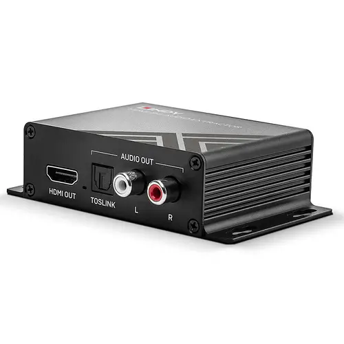 38361 convertidor de audio Negro - Imagen 2