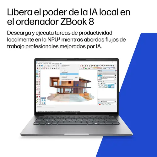 DQ0D0ET ordenador portatil Copilot+ PC 40,6 cm (16") WUXGA 32 GB DDR5-SDRAM 1 TB SSD Wi-Fi 7 (802.11be) Windows 11 Pro AI Workstation, AI PC Plata - Imagen 8