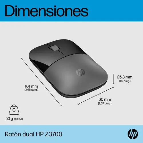 Ratón dual Z3700 plata - Imagen 6