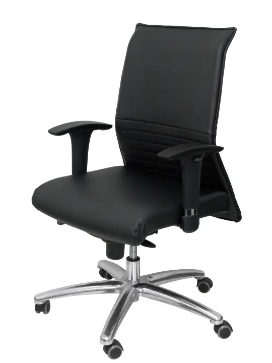 Sillón Albacete confidente similpiel negro hasta 160 kg