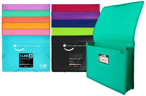 CARPETA SOLAP.GRAFOP.PP LIKE 2 A4 FUCSIA - Pack de 2 unidades