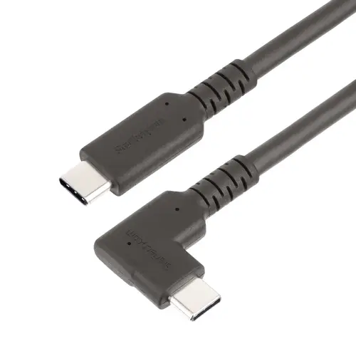 Cable de 2m USB-C Resistente Acodado a la Derecha - USB 3.2 Gen 1 (5 Gbps) - Cable de Transferencia USB Tipo C - DP de Modo Alt 4K 60Hz - PD 100W - Cable USBC de 90 Grados - Imagen 1