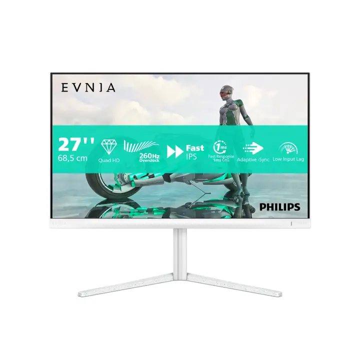 27M2N3501PA/00 pantalla para PC 68,6 cm (27") 2560 x 1440 Pixeles Quad HD LCD Blanco