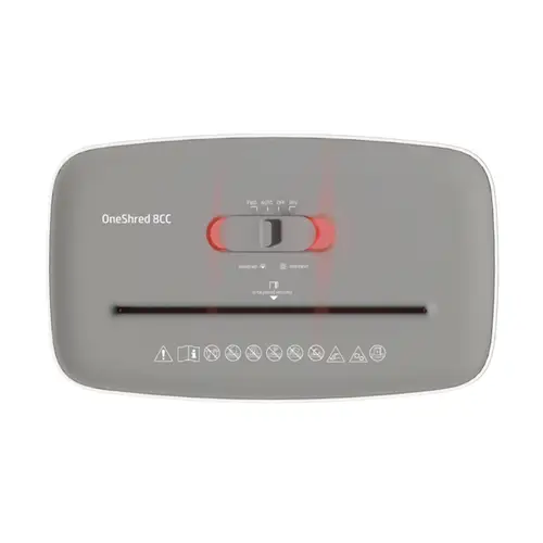 OneShred 8CC triturador de papel Corte en partículas 68 dB 22 cm Blanco - Imagen 5