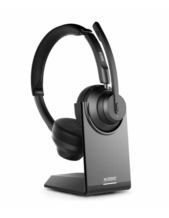 MOVEE PRO Auriculares Inalámbrico Diadema Juego USB Tipo C Bluetooth Base de carga Negro