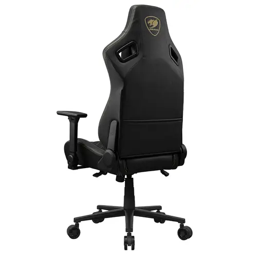 CGR-DFF-GLB Silla para videojuegos de PC Asiento acolchado tapizado Negro, Oro - Imagen 10