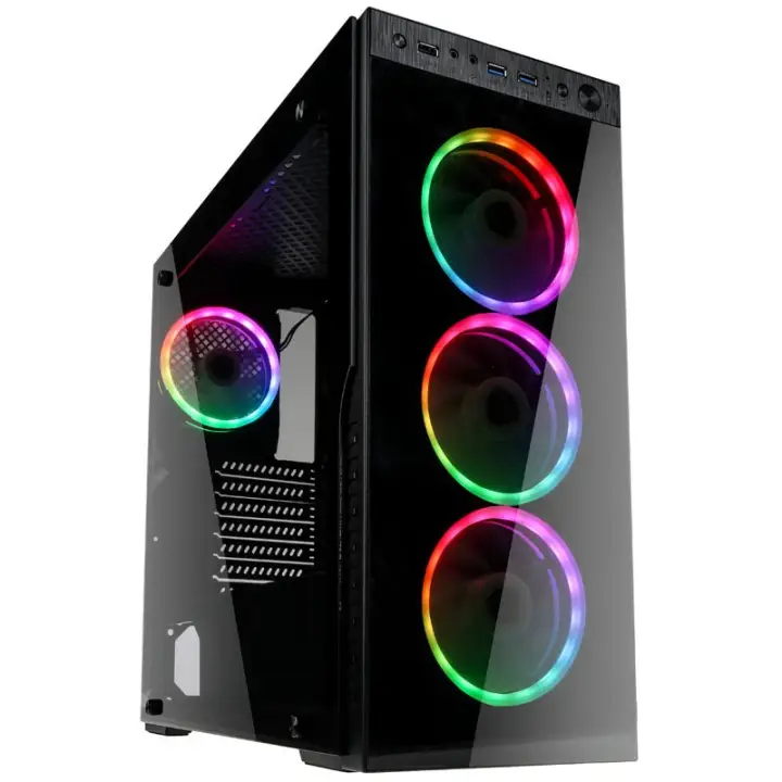 Horizon Cubierta para PC Midi Tower Negro