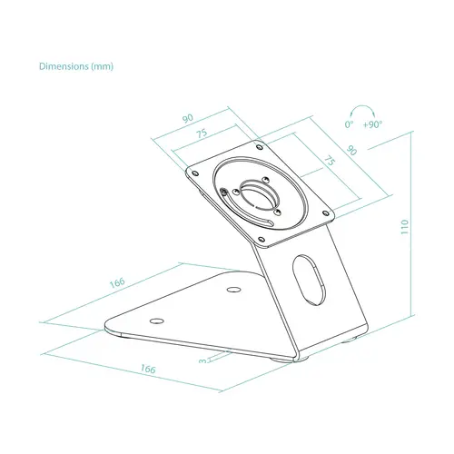 Soporte de Mesa o Pared para Marco Antirrobo Tablet - Imagen 7