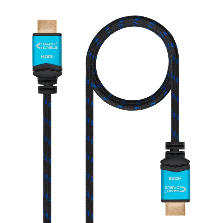 Cable HDMI V2.0 4K@60GHz 18 Gbps A/M-A/M, negro, 5.0 m.