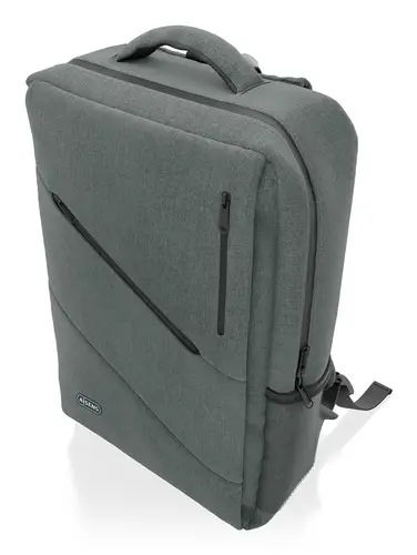 Mochila urbana y de oficina para portatil 15,6, Gris - Imagen 2