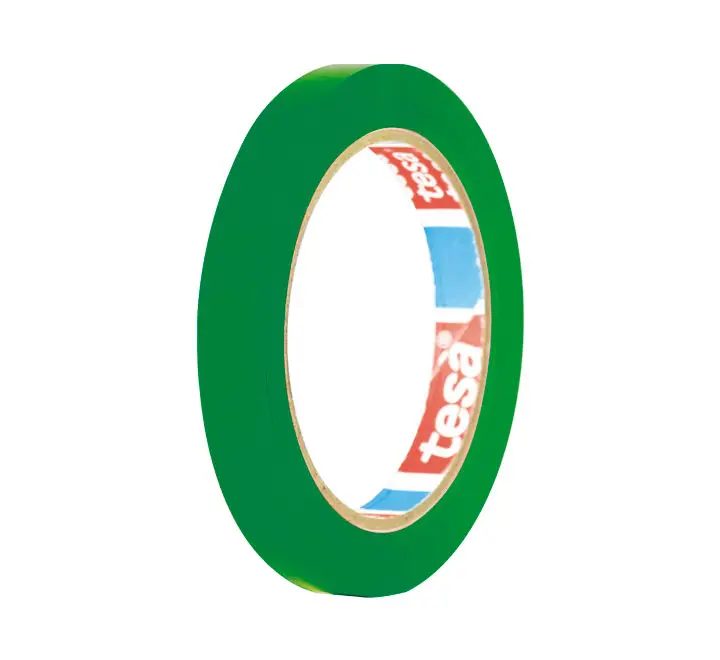 CINTA EMBALAR SELLADORA TESA PVC 12MMX66M VERDE