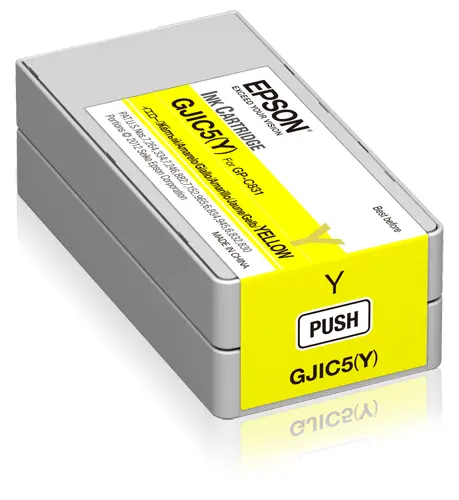 GJIC5(Y): Ink cartridge for ColorWorks C831 (Yellow) (MOQ=10) - Imagen 1