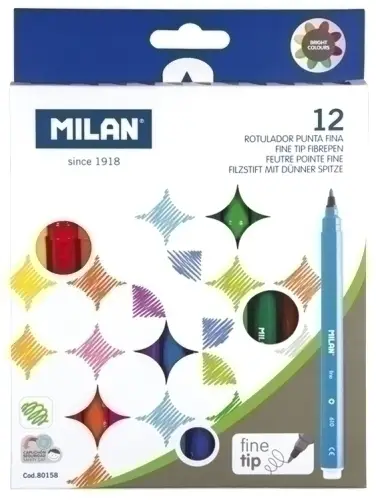 ROTULADOR  MILAN 610 ESTUCHE DE 12 - Pack de 12 unidades