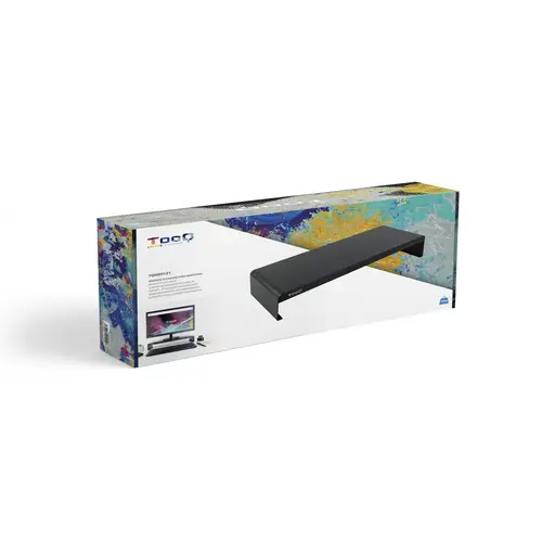TQMR0121 soporte para monitor Independiente Negro - Imagen 7