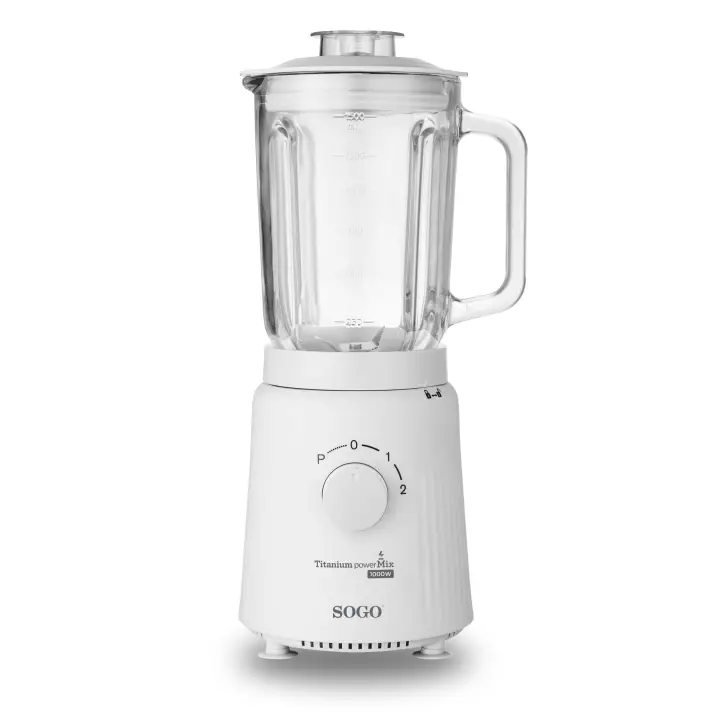 BAT-SS-5575 licuadora 1,5 L Batidora de vaso 1000 W Blanco