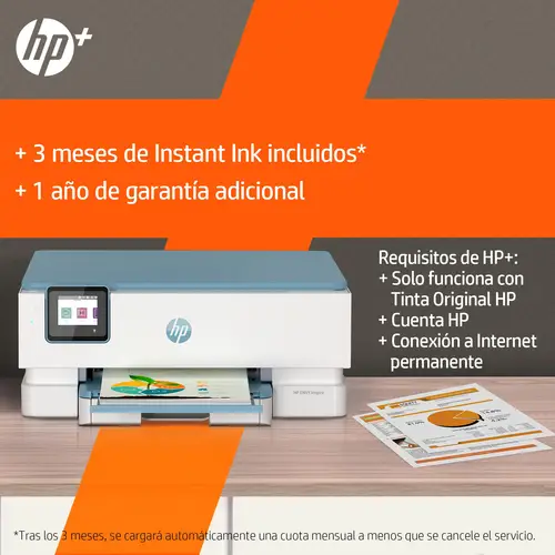 ENVY Inspire 7221e Inalámbrico All-in-One Color Impresora, Instant Ink  Impresión de fotografías - Imagen 8