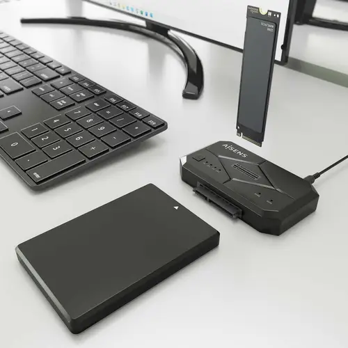 Estación de Docking SATA 2.5/3.5, M.2 NVMe a USB 3.0/3.1 Gen1, Clone, Negro - Imagen 6