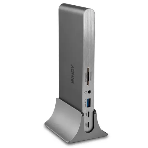 43349 base para portátil y replicador de puertos Alámbrico USB 3.2 Gen 1 (3.1 Gen 1) Type-C Plata - Imagen 3