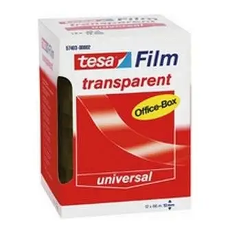 57406 cinta adhesiva 66 m Polipropileno (PP) Transparente 8 pieza..