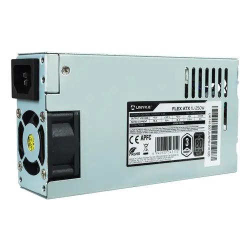 UKPSU1U40003 unidad de fuente de alimentación 250 W 20+4 pin ATX 1U Plata - Imagen 1