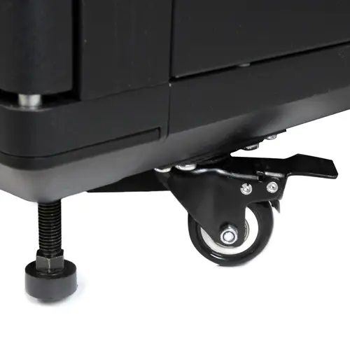 Armario Rack para Servidores 12U 19" 4 Columnas - Rack de Servidores con Cerradura y Seguro - Rack con Ruedas y Carriles de Montaje Ajustables para Equipo de Red - Imagen 8