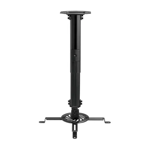Soporte Universal Giratorio, Inclinable y Extensible de Techo para Proyector 13.5Kg, Negro - Imagen 2