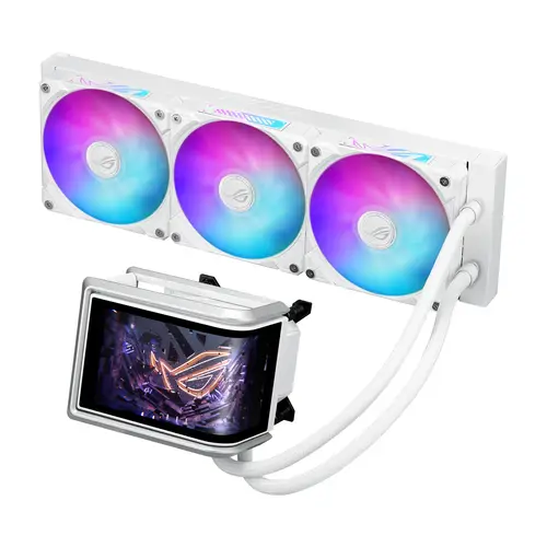 ROG RYUO IV 360 ARGB WHT Procesador Sistema de refrigeración líquida todo en uno 12 cm Blanco - Imagen 9