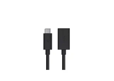 F2CU036btBLK cable USB USB 3.2 Gen 1 (3.1 Gen 1) USB C USB A Negro