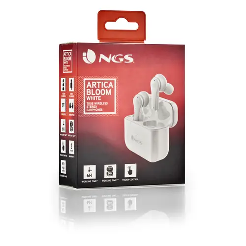 ARTICA BLOOM Auriculares Inalámbrico Dentro de oído Llamadas/Música USB Tipo C Bluetooth Blanco - Imagen 9