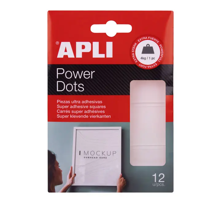 BL. 12 POWER DOTS APLI ADH. 30X40MM 18779