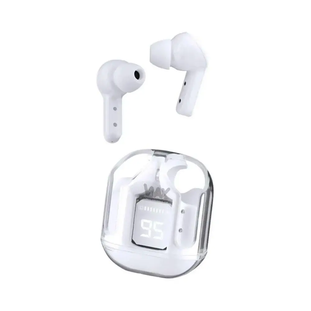 Auriculares Track TWS Bluetooth 5.4 con Estuche e Indicador de Carga - Blanco - Imagen 1