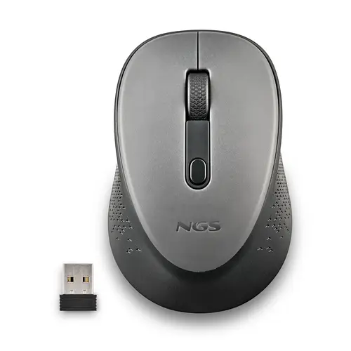 DEW ratón Oficina Ambidextro RF inalámbrico Óptico 1600 DPI - Imagen 1