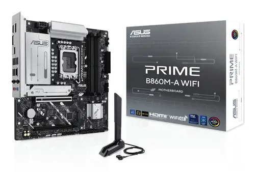 PRIME B860M-A WIFI Intel B860 LGA 1851 (Socket V1) micro ATX - Imagen 1
