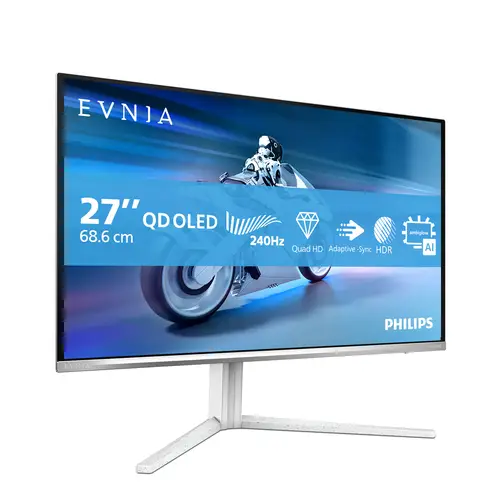 Evnia 6000 27M2N6501L/00 pantalla para PC 67,3 cm (26.5") 2560 x 1440 Pixeles Quad HD QD-OLED Blanco - Imagen 3