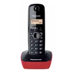 KX-TG1611 Teléfono DECT Identificador de llamadas Negro, Rojo