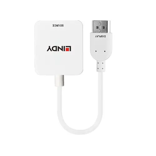 38146 adaptador de cable de vídeo HDMI tipo A (Estándar) DisplayPort Blanco - Imagen 2