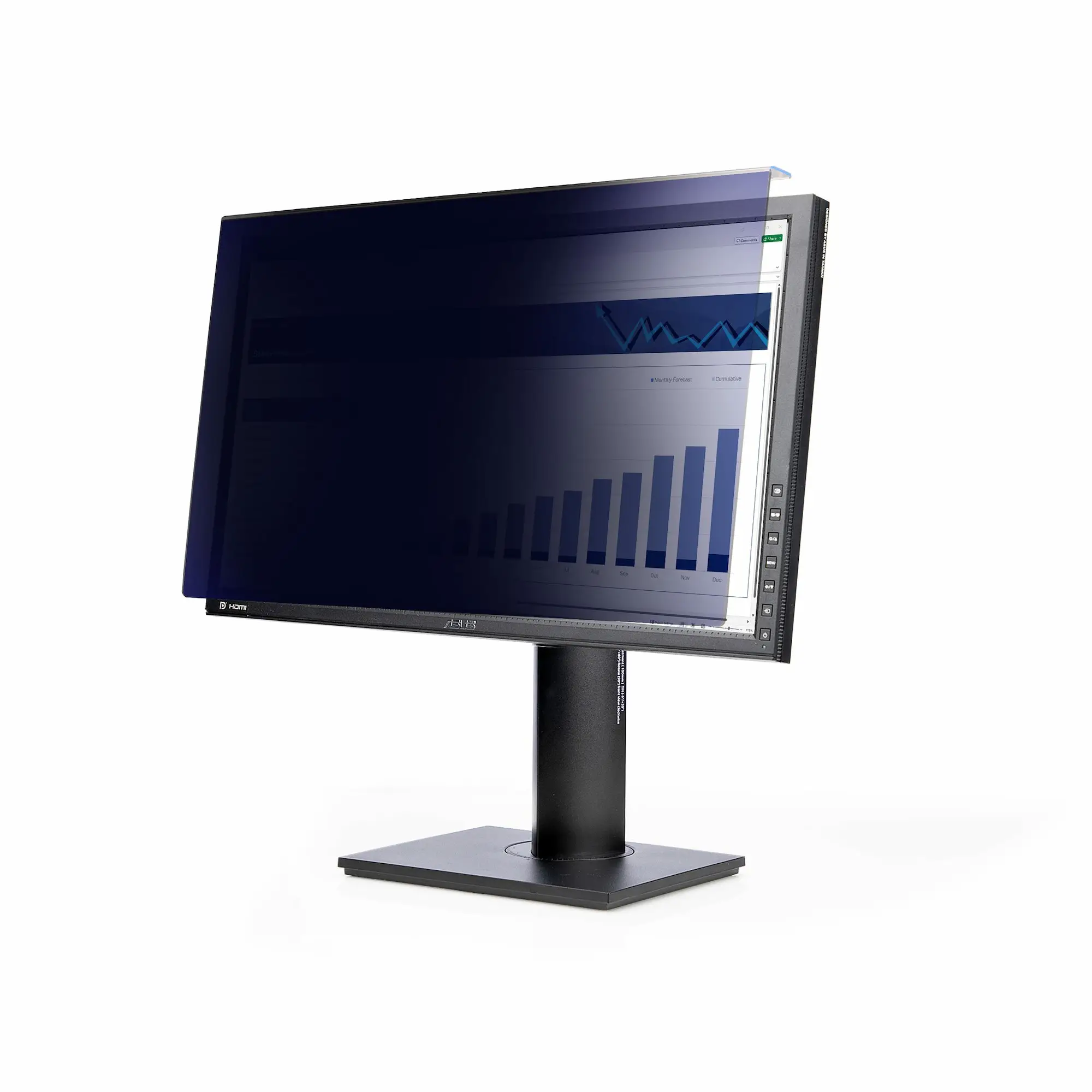 Filtro de Privacidad 16:9 para Monitor de 24" - Colgante - Protector Acrílico de Pantalla - Ángulo de Visión de +/- 30° - Brillante