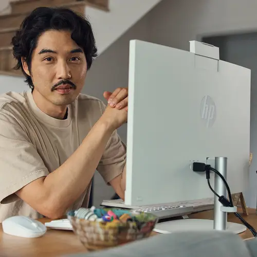 24-cr0110ns AMD Ryzen 5 7520U 60,5 cm (23.8") 1920 x 1080 Pixeles PC todo en uno 16 GB LPDDR5-SDRAM 1 TB SSD FreeDOS Wi-Fi 6 (802.11ax) Blanco - Imagen 20