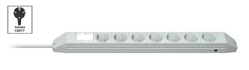 Knürr PDU DI-STRIP, básica, 0U/1U, entrada Schuko de 230 V y 16 A, salidas (7) Schuko - Imagen 1