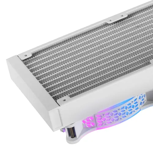 ML-ULTRA360 Blanco, Refrigeración Líquida CPU, TDP 650W, Espejo Infinito, 3 Ventiladores Silenciosos FDB ARGB, Tubos ARGB, Multisocket Universal - Imagen 6