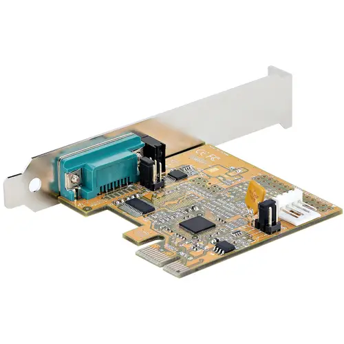Tarjeta PCI Express Serie de 1 Puerto, Tarjeta de Interfaz PCIe a Serie RS232 (DB9), Tarjeta Serial, UART 16C1050, Perfil Bajo y Completo, Retención COM, Win/Linux - Imagen 2