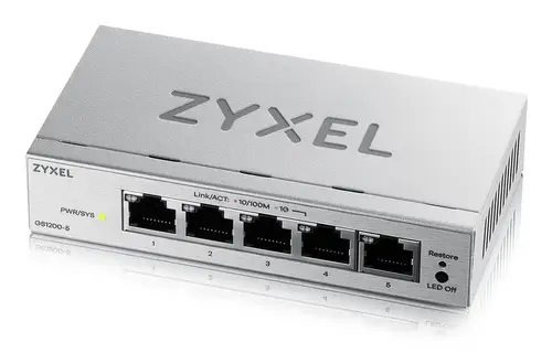 GS1200-5V3 Gestionado L2 Gigabit Ethernet (10/100/1000) Escritorio Gris - Imagen 1