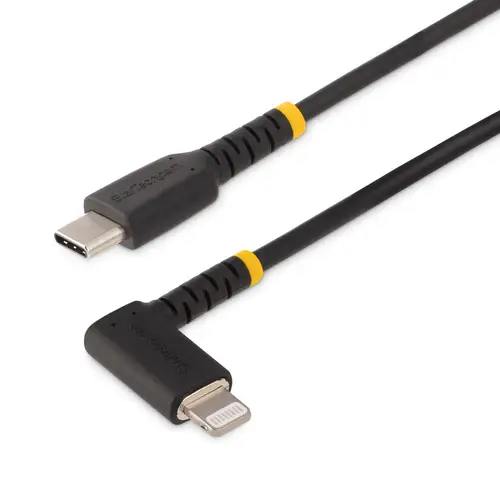 Cable de 1m USB-C a Lightning - Cable USB 2.0 a Lightning Acodado - Cable USB Tipo C a Lightning - Cable de Carga - Cable Lightning con Certificación MFi para iPhone - Imagen 1