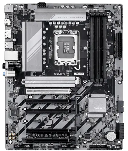 B860 DS3H WIFI6E Placa base - CPUs Intel Core Ultra, VRM de 8+1+2+2 fases, hasta 9066MHz DDR5, 1xPCIe 5.0 + 1xPCIe 4.0 M.2, LAN 2,5 GbE, WIFI 6E, USB 3.2 Gen 2x2 - Imagen 2