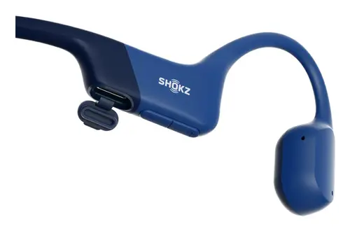 SHOKZ OPENRUN BLUE ECLIPSE / AURICULARES DE CONDUCCIÓN ÓSEA INALÁMBRICOS / CARGA USB-C - Imagen 3