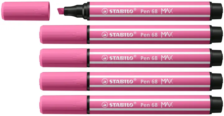 Pen 68 MAX rotulador Rosa 5 pieza(s)