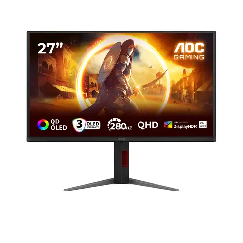 G4 Q27G4ZD pantalla para PC 68,6 cm (27") 2560 x 1440 Pixeles Quad HD QD-OLED Negro, Rojo - Imagen 1