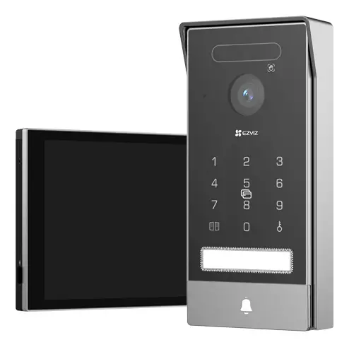 HP7 PRO 4K sistema de intercomunicación de video 20,3 cm (8") Negro, Gris