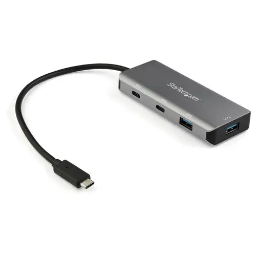 Hub USB C de 4 puertos - 2x USB A y 2x USB C - Concentrador USB Tipo C 3.2 Gen 2 SuperSpeed de 10Gbps Alimentado por el bus USB - Ladrón USB C con Cable de 25cm - Imagen 1